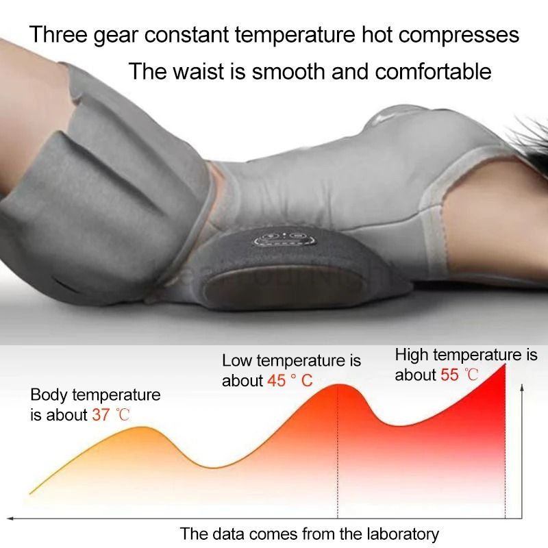 Electric Vibration Heating Lumbar Support Sleep Pad 2
