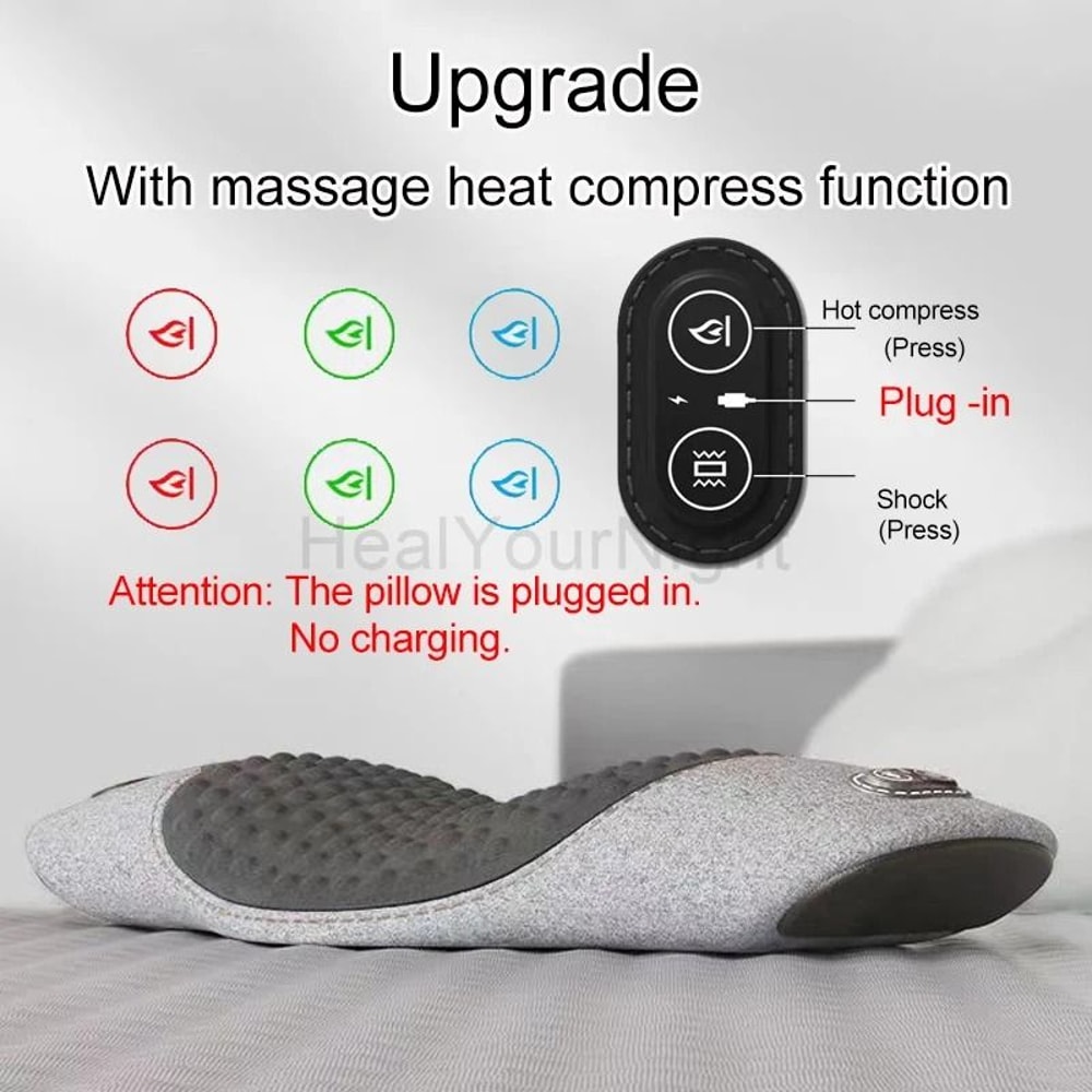 Electric Vibration Heating Lumbar Support Sleep Pad 8