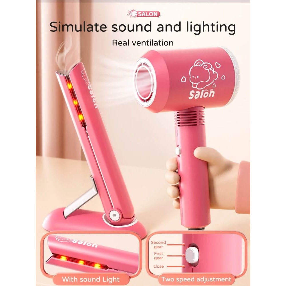 Kids Simulation Haircut And Makeup Role Play Kit 1