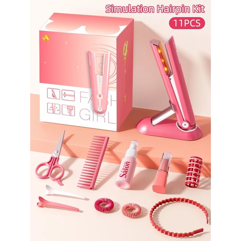 Kids Simulation Haircut And Makeup Role Play Kit 6