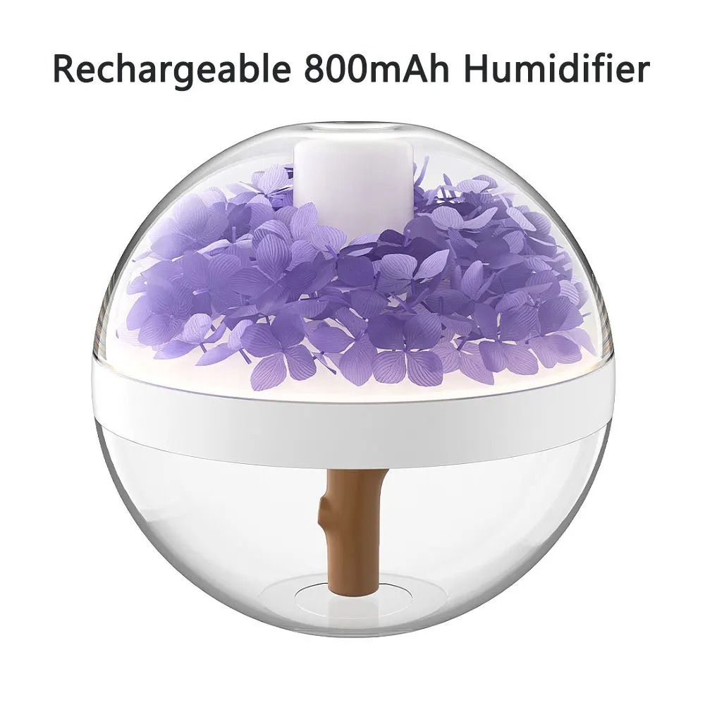 Eternal Flower Humidifier And Atmosphere Night Light 8