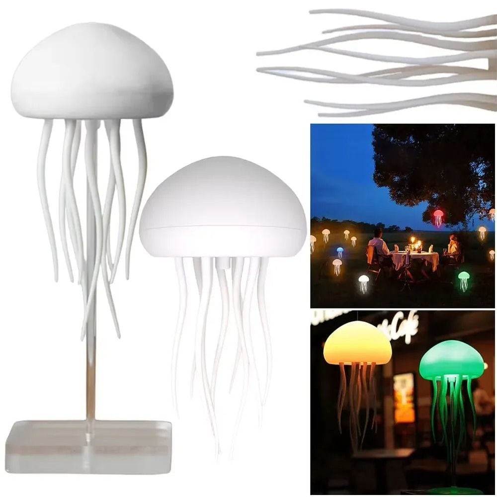 Cartoon Dancing Jellyfish RGB Night Light 2