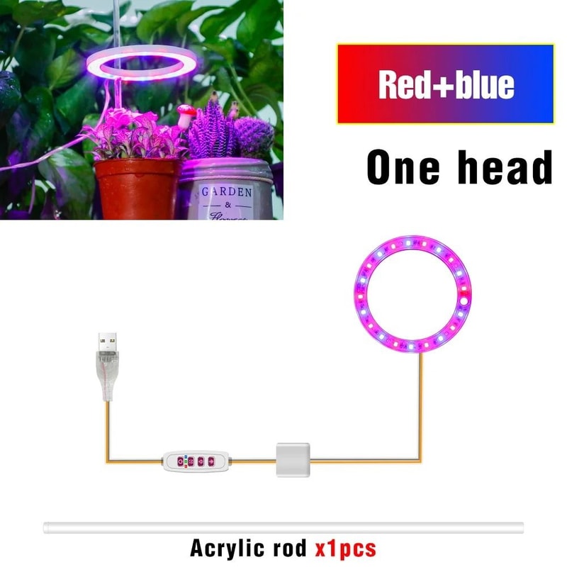 LED Full Spectrum USB Phytolamp Indoor Grow Lights 6