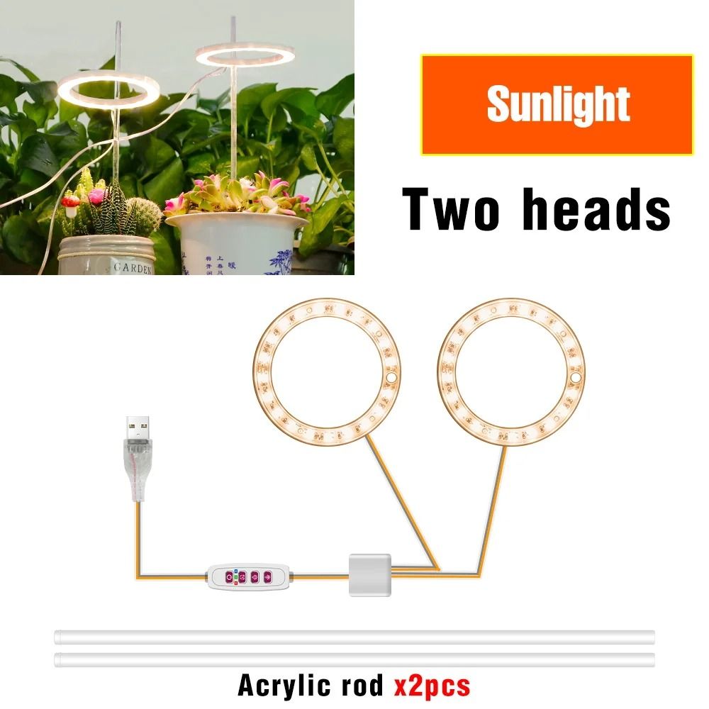 LED Full Spectrum USB Phytolamp Indoor Grow Lights 16