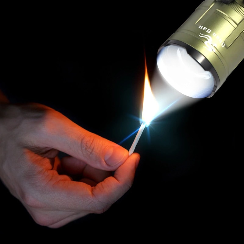 Shan Bao 3000LM Outdoor Zoom HighPerformance Flashlight 0