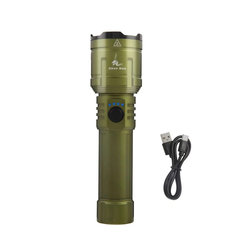 Shan Bao 3000LM Outdoor Zoom HighPerformance Flashlight 7