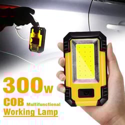 rechargeable 30w super bright cob work light & power bank