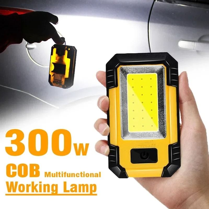 Rechargeable 30W Super Bright COB Work Light Power Bank 0