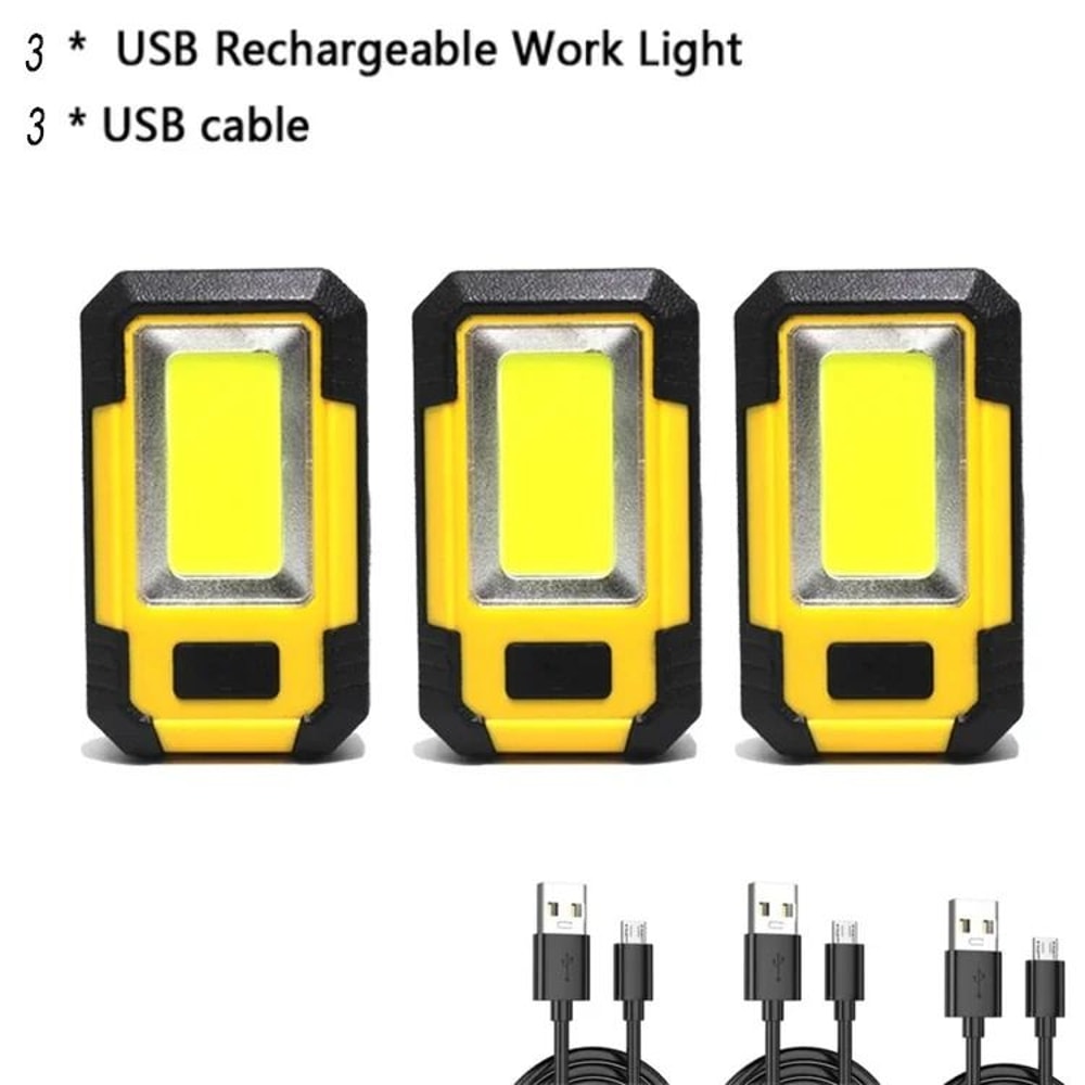 Rechargeable 30W Super Bright COB Work Light Power Bank 10