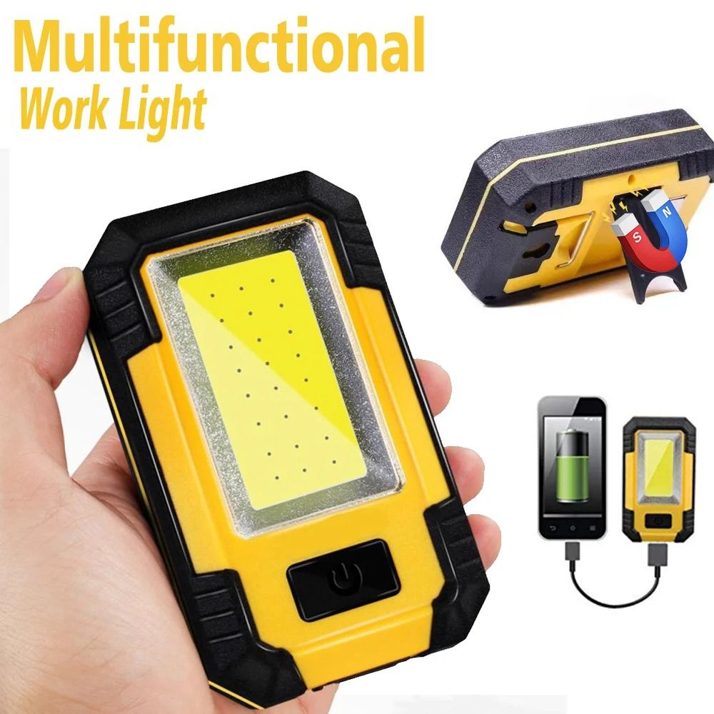 Rechargeable 30W Super Bright COB Work Light Power Bank 7