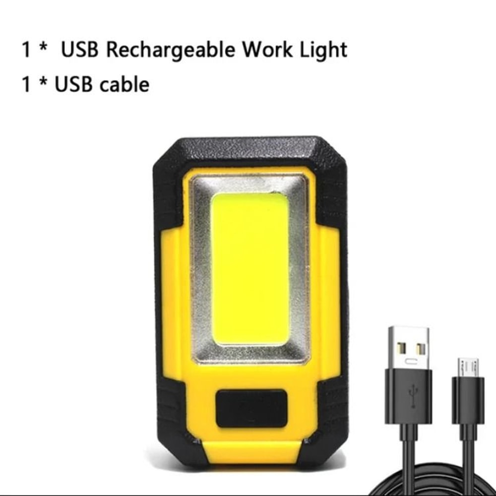 Rechargeable 30W Super Bright COB Work Light Power Bank 12