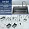 Stainless Steel Digital Waterfall Kitchen Sink System 9