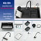 Stainless Steel Digital Waterfall Kitchen Sink System 15