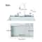 White Nano Stainless Steel Integrated Digital Kitchen Sink 5