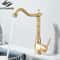 Uythner Retro Brass Antique Bronze Kitchen Sink Faucet 9