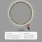 Modern Large Circle LED Wall Sconce System 8