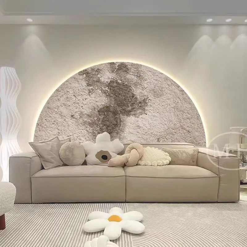 Remote Control Dimming LED Moon Wall Painting Lamp 1