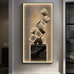 modern creative wall decoration mural led lamp