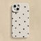 Black Love Heart Shockproof Silicone Phone Case 10
