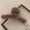 Elegant Plush Hair Clip Extra Large Korean Fashion Grab Claw 6
