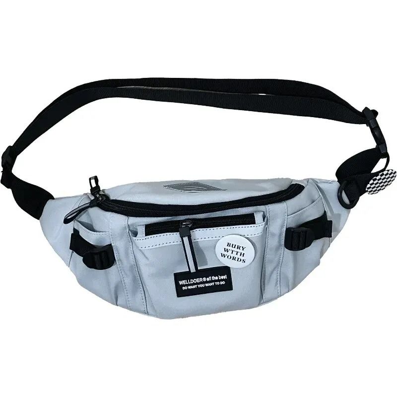 Japanese Harajuku Reflective Chest Bag Crossbody Waist Bag 5