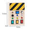 Montessori LED Light Switch And Steering Wheel Busy Board 23