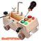 Montessori LED Light Switch And Steering Wheel Busy Board 26