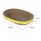 Oval Corrugated Cat Scratching Board And Nest 7