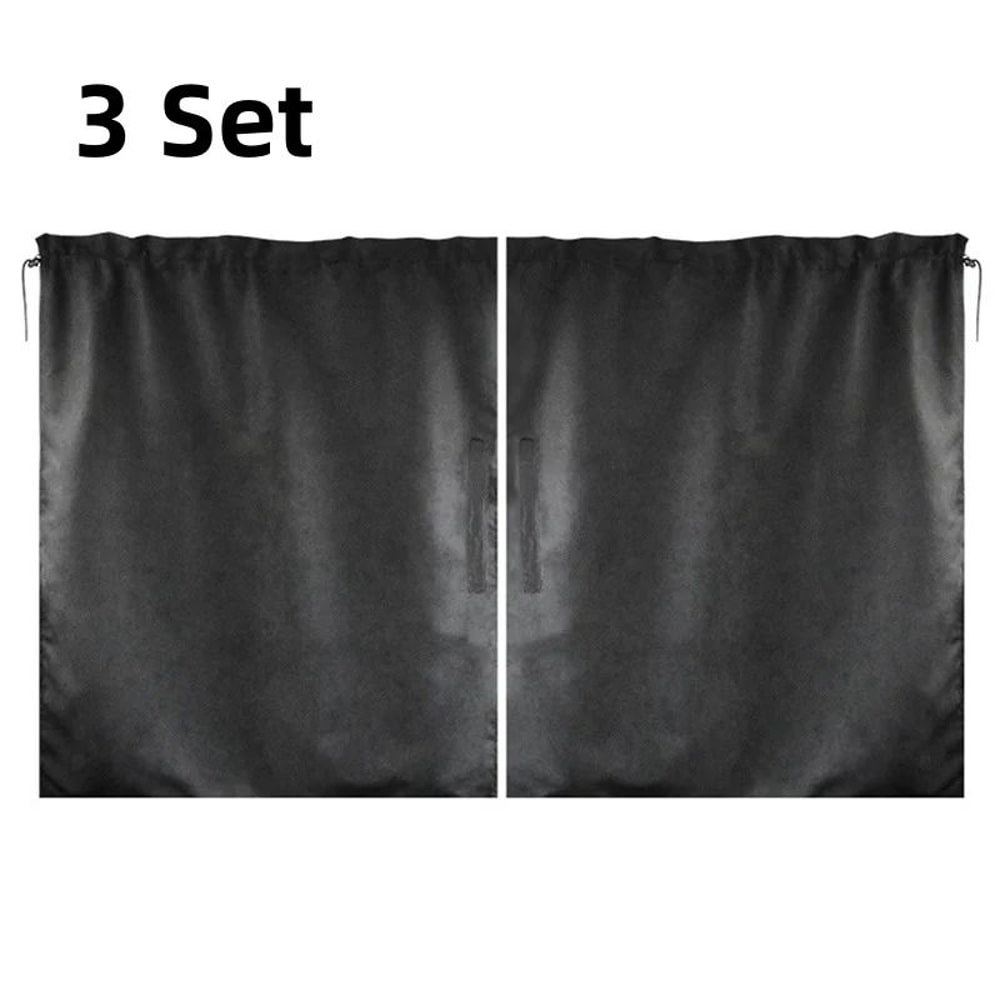Universal Car Privacy Blackout Divider Curtains 8