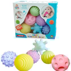 textured multi sensory baby touch ball set