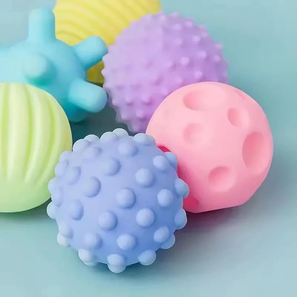 Textured Multi Sensory Baby Touch Ball Set 4