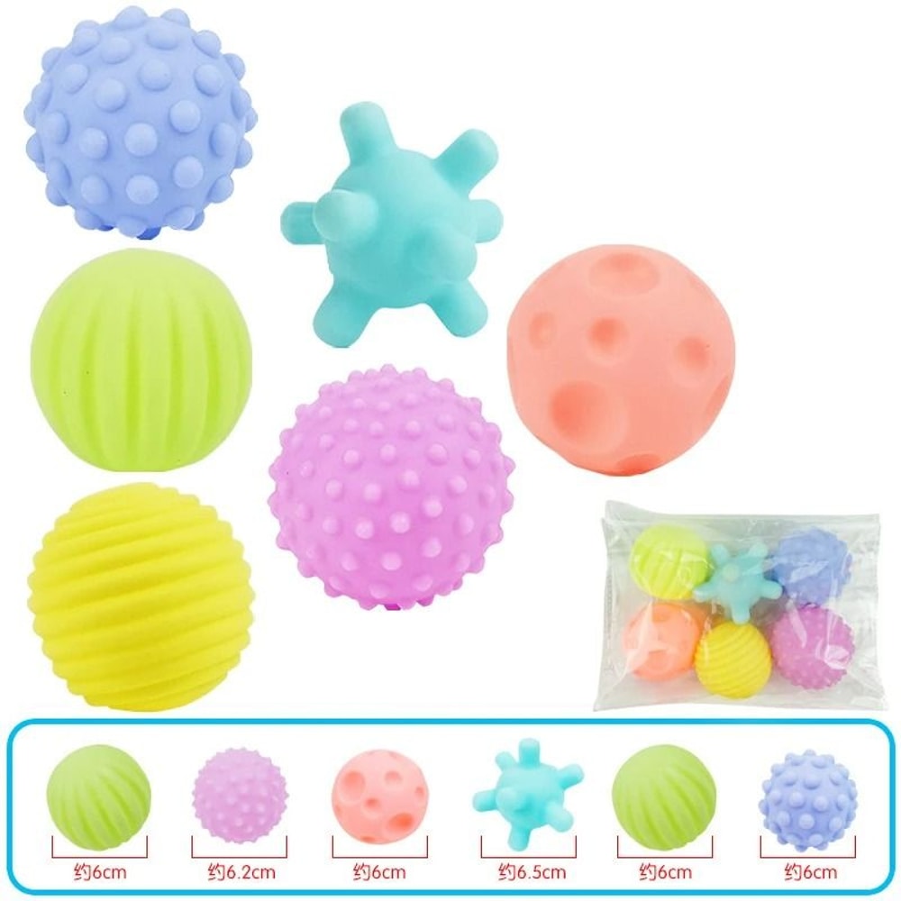 Textured Multi Sensory Baby Touch Ball Set 7