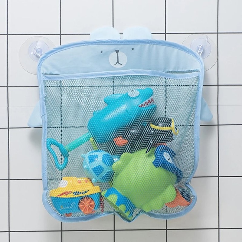 Cartoon Animal Bathroom Mesh Storage Bag 8