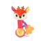 Soft Plush Animal Sensory Shaker And Teether Toy 8