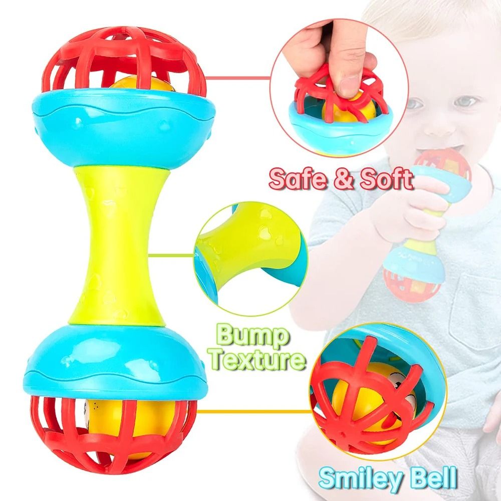 Soft Baby Grasping Ball With Internal Bell 2