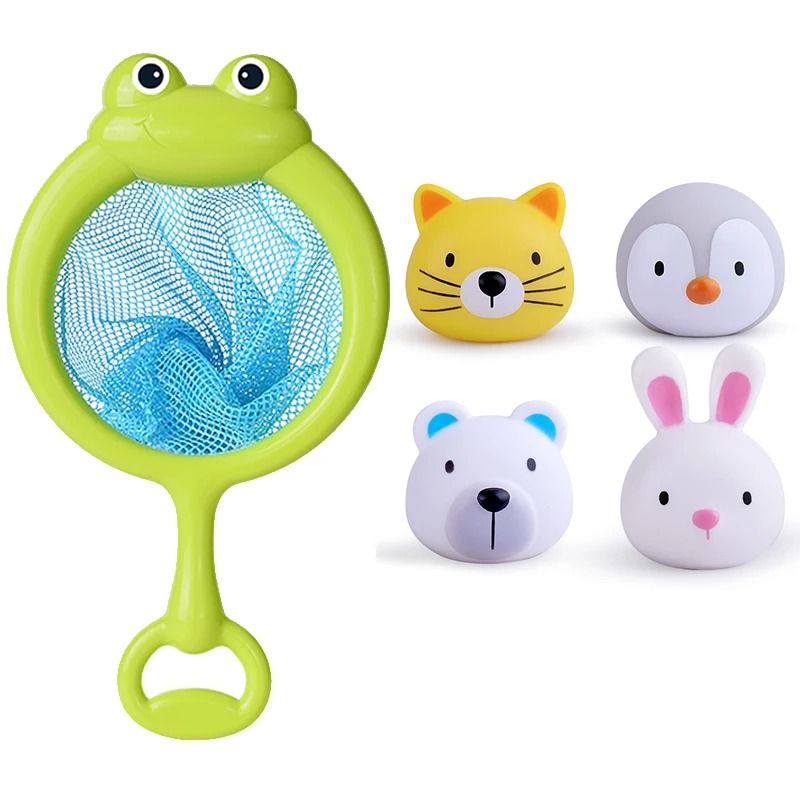 Luminous LED Animal Bath Toy With Water Induction 22