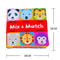 Montessori Early Educational Cartoon Animal Face Matching Cloth Book 6