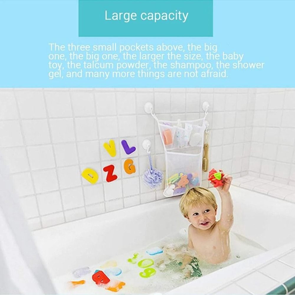 Universal Baby Bath Toy Storage Mesh Bag 1