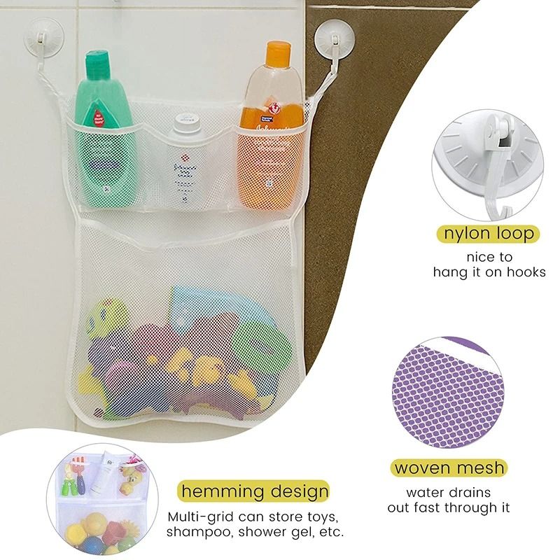 Universal Baby Bath Toy Storage Mesh Bag 3