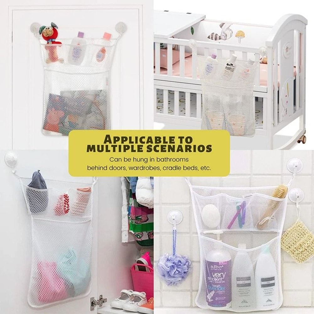 Universal Baby Bath Toy Storage Mesh Bag 4