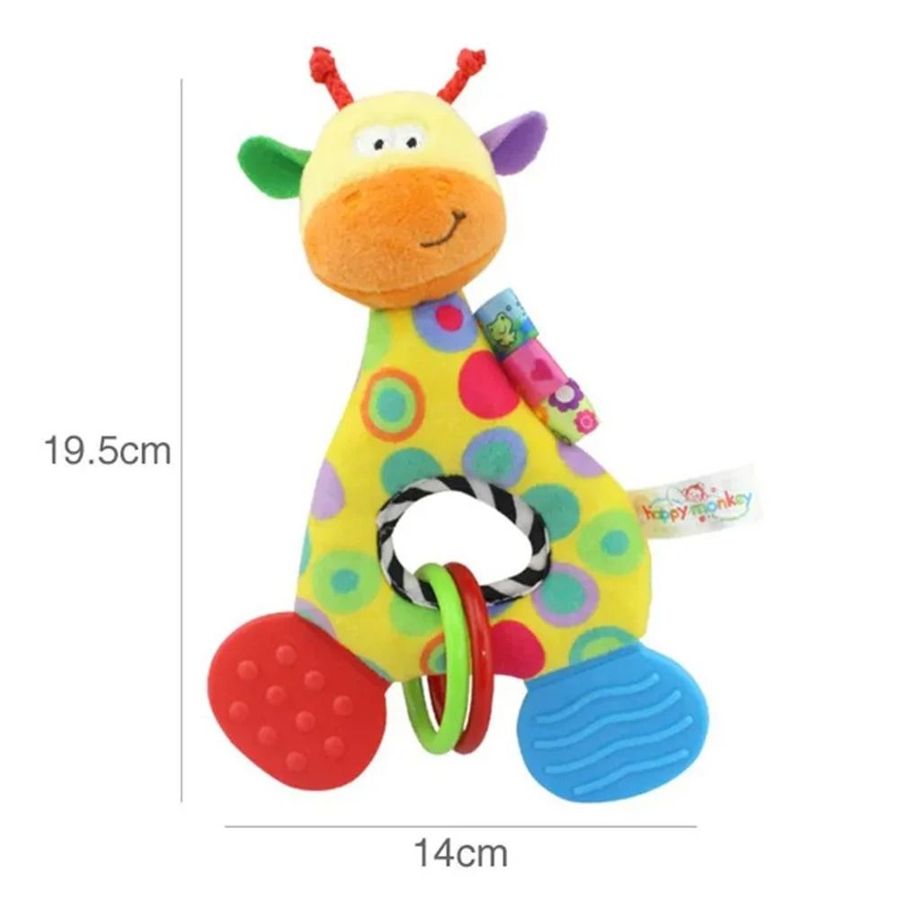 Soft Stuffed Giraffe Sensory Teether Doll 4