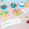 Montessori Wooden Clip Beads Color Sorting Toy 4