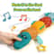 Musical Stuffed Animal Tummy Time Toy With Ruler Design 1
