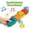 Musical Stuffed Animal Tummy Time Toy With Ruler Design 1