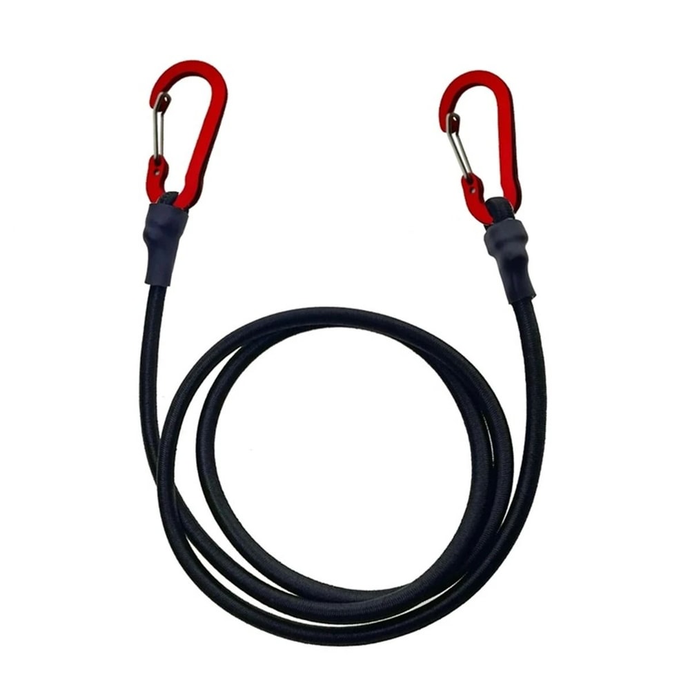 Heavy Duty Bungee Cord With Carabiner Hooks 0