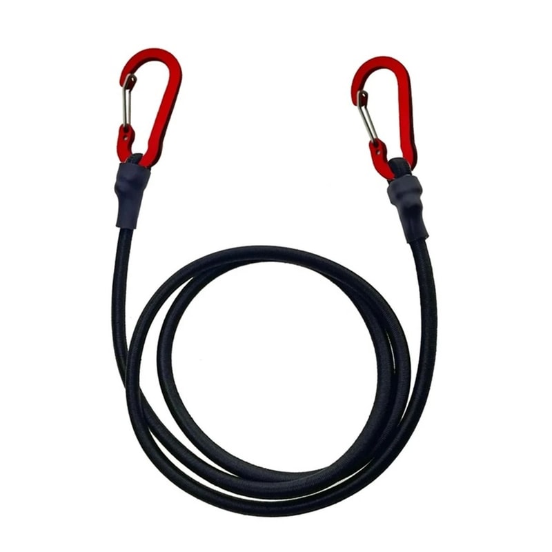 Heavy Duty Bungee Cord With Carabiner Hooks 0