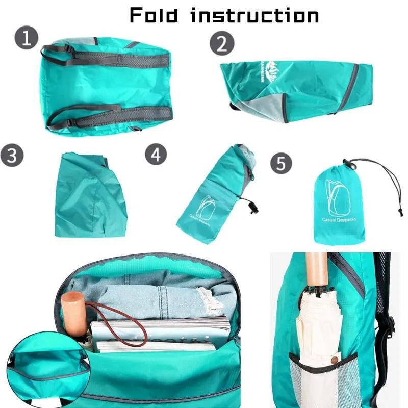 Ultralight HighVolume Folding Travel Daypack 4