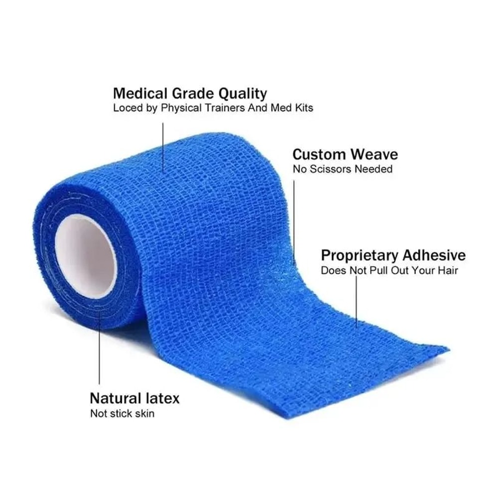 Waterproof SelfAdhesive Elastic Bandage Wrap Set 4