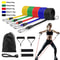 11Piece Professional Resistance Band Pull Rope Set 0