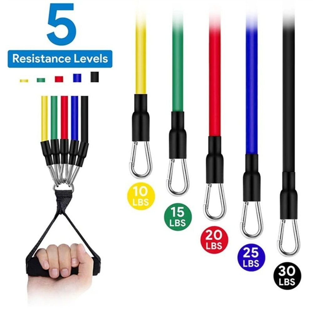 11Piece Professional Resistance Band Pull Rope Set 1